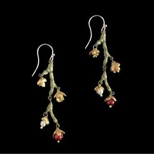 Michael Michaud Cyprus Drop Wire Earrings